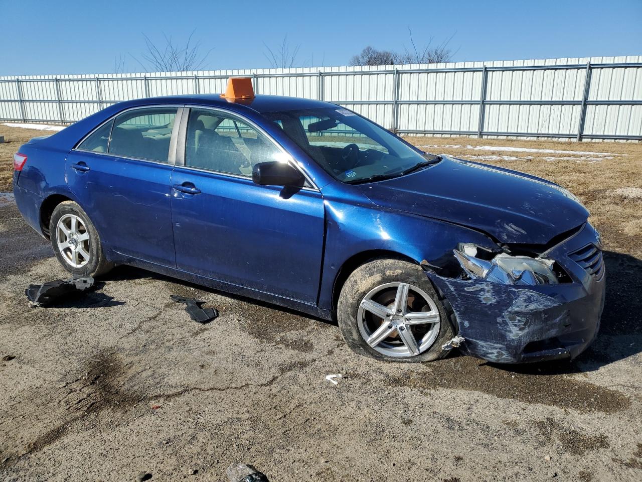 2007 Toyota Camry VIN 4T1BE46K67U070384 Copart auction photo, front end damage thumbnail 4