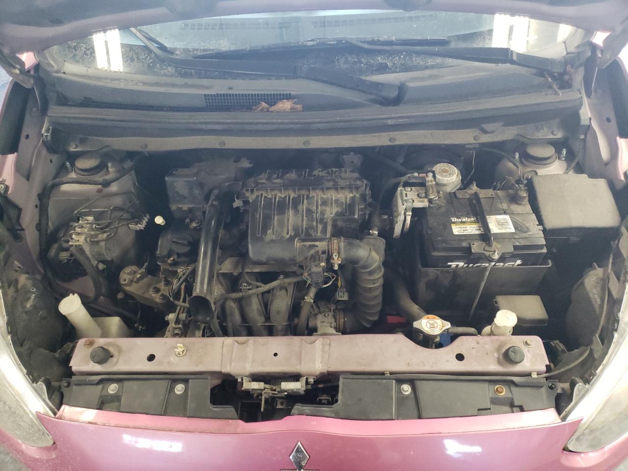 2015 Mitsubishi Mirage VIN ML32A3HJ4FH053530 Copart auction photo, mechanical / front end damage thumbnail 11