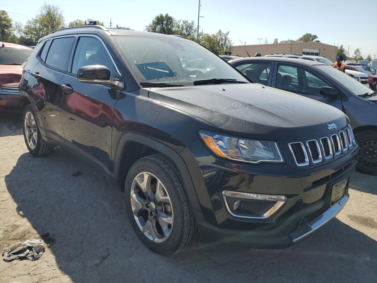 2021 Jeep Compass VIN 3C4NJDCB8MT572031 Copart auction photo, rear end damage thumbnail 4
