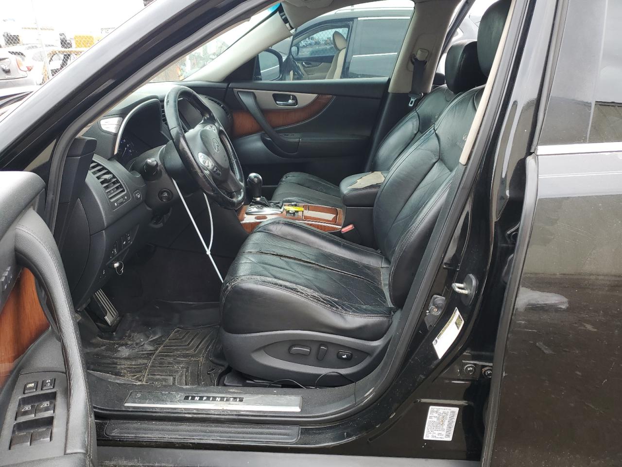 2013 Infiniti FX VIN JN8CS1MU6DM142057 Copart auction photo, vandalism / rear end damage thumbnail 7