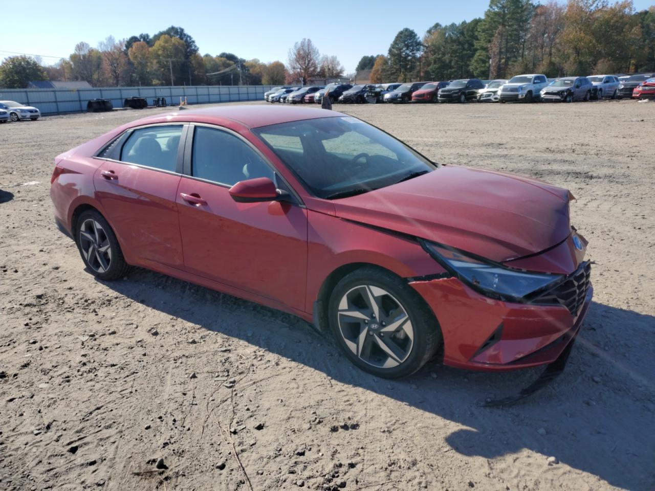 2023 Hyundai Elantra VIN KMHLS4AG1PU465198 Copart auction photo, front end / side damage thumbnail 4