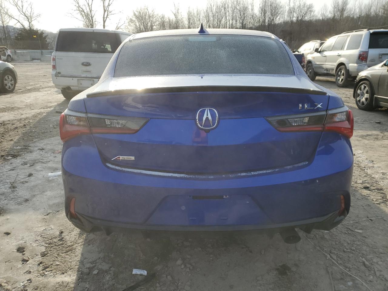 2021 Acura ILX VIN 19UDE2F86MA004132 Copart auction photo, side / rear end damage thumbnail 6