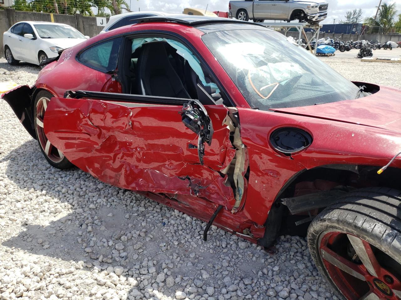 2021 Porsche 911 VIN WP0AA2A95MS205382 Copart auction photo, all over / side damage thumbnail 9