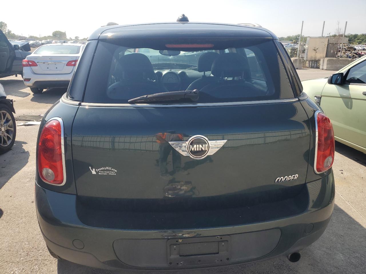 2011 MINI Cooper VIN WMWZB3C55BWM29352 Copart auction photo, front end damage thumbnail 6