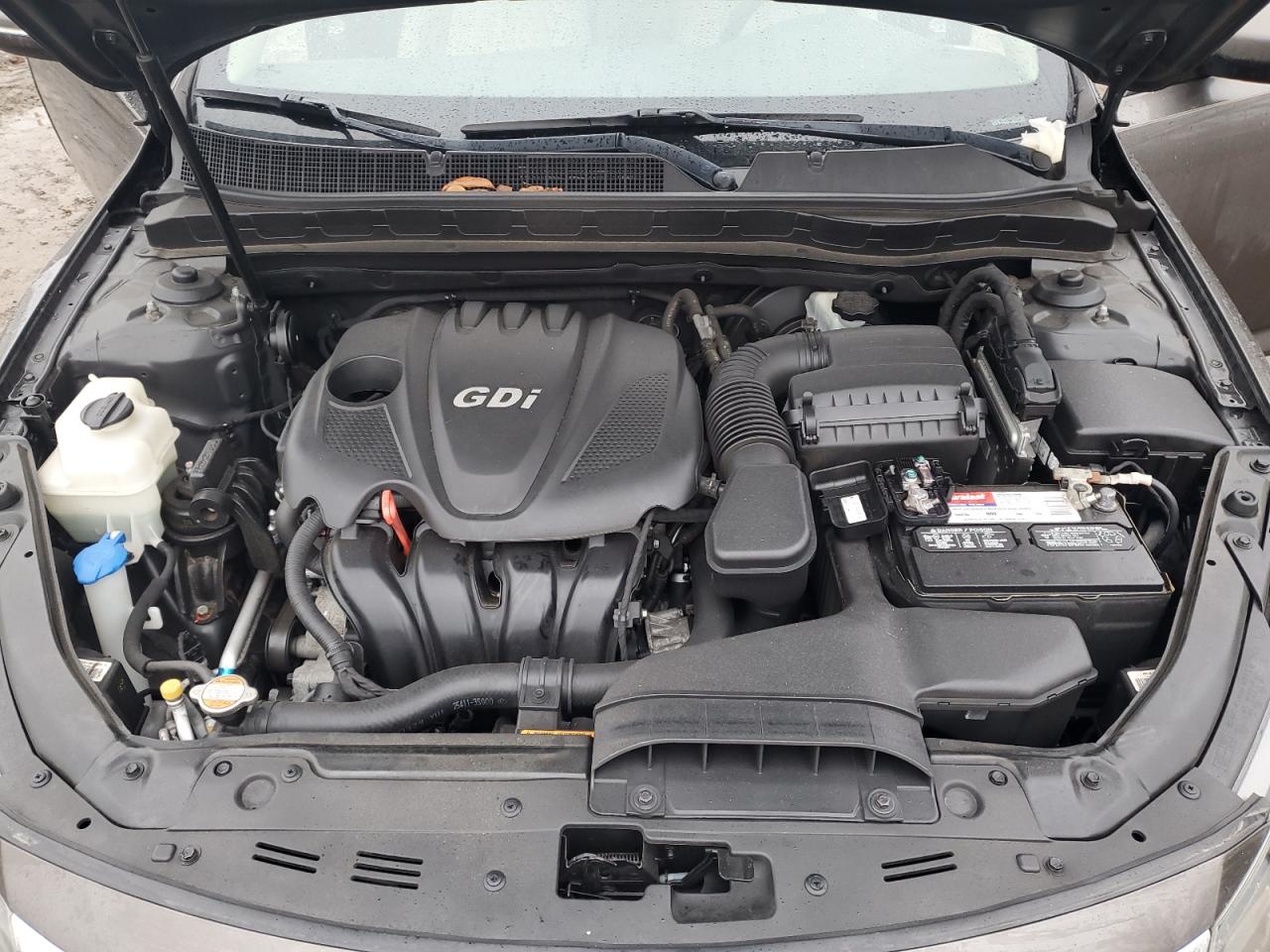 2011 KIA Optima VIN KNAGM4A70B5128098 Copart auction photo, side / front end damage thumbnail 11