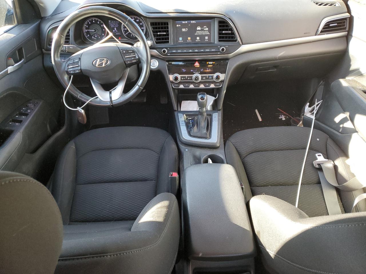 2020 Hyundai Elantra VIN KMHD84LF7LU902946 Copart auction photo, side / front end damage thumbnail 8