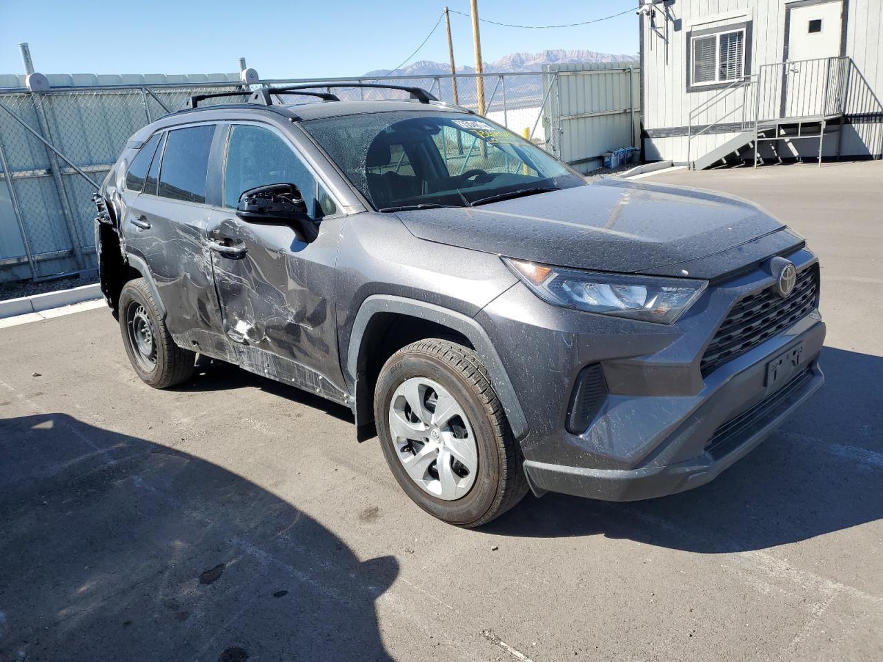2019 Toyota RAV 4 VIN 2T3F1RFV9KW020695 Copart auction photo, side / rear end damage thumbnail 4