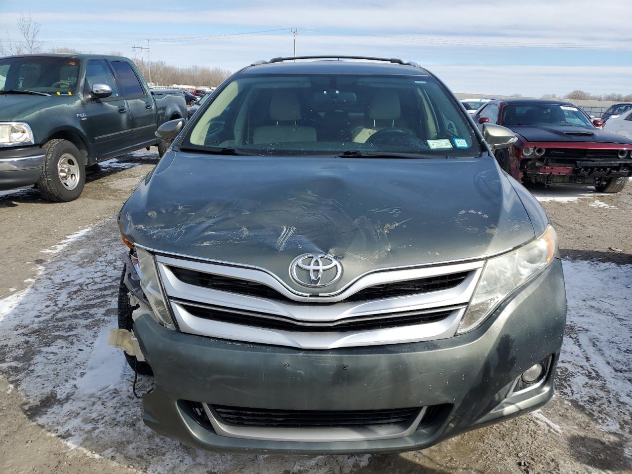 2013 Toyota Venza VIN 4T3BA3BB1DU048565 Copart auction photo, front end damage thumbnail 5