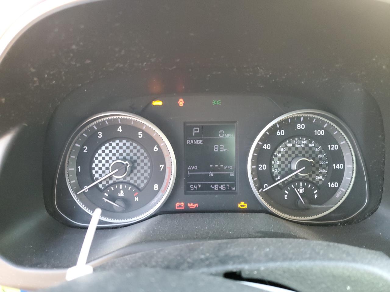 2019 Hyundai Elantra VIN KMHD74LFXKU780018 Copart auction photo, vandalism damage thumbnail 9