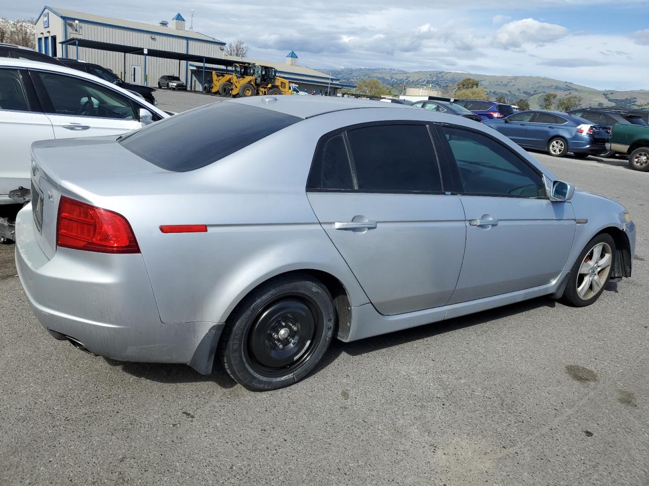 2004 Acura TL VIN 19UUA66234A058521 Copart auction photo, front end / side damage thumbnail 3