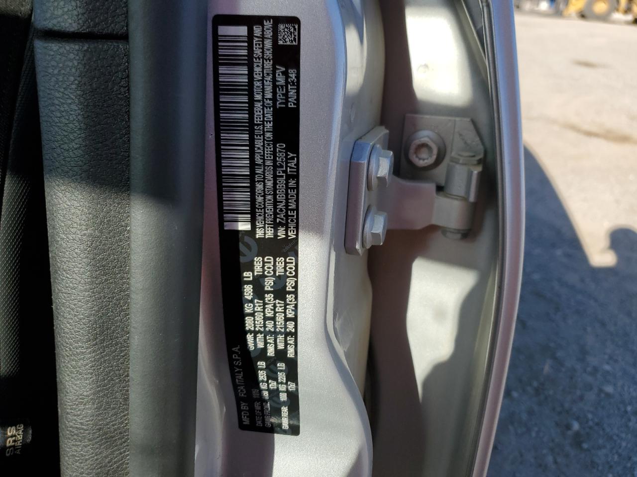 2020 Jeep Renegade VIN ZACNJBBB9LPL25870 Copart auction photo, front end / minor dent/scratches damage thumbnail 15