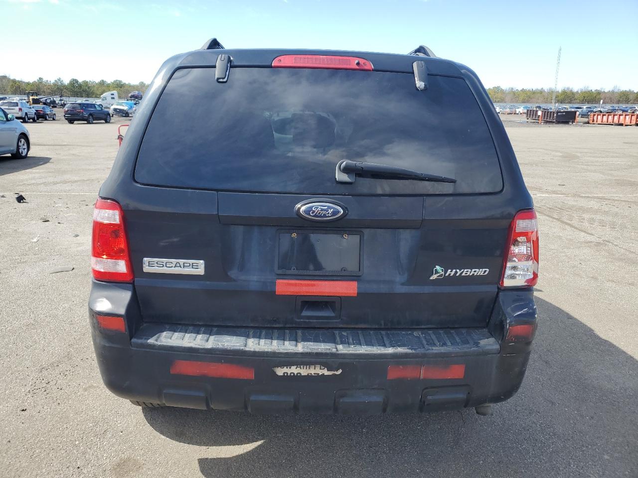 2010 Ford Escape VIN 1FMCU5K37AKD07205 Copart auction photo, rear end / minor dent/scratches damage thumbnail 6