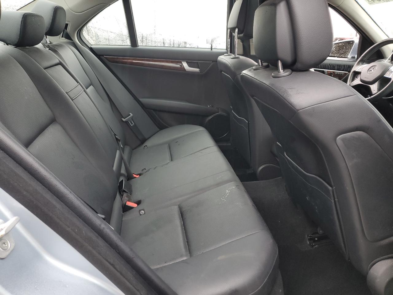 2013 Mercedes-Benz C-klasse VIN WDDGF8AB1DR278893 Copart auction photo, side damage thumbnail 10