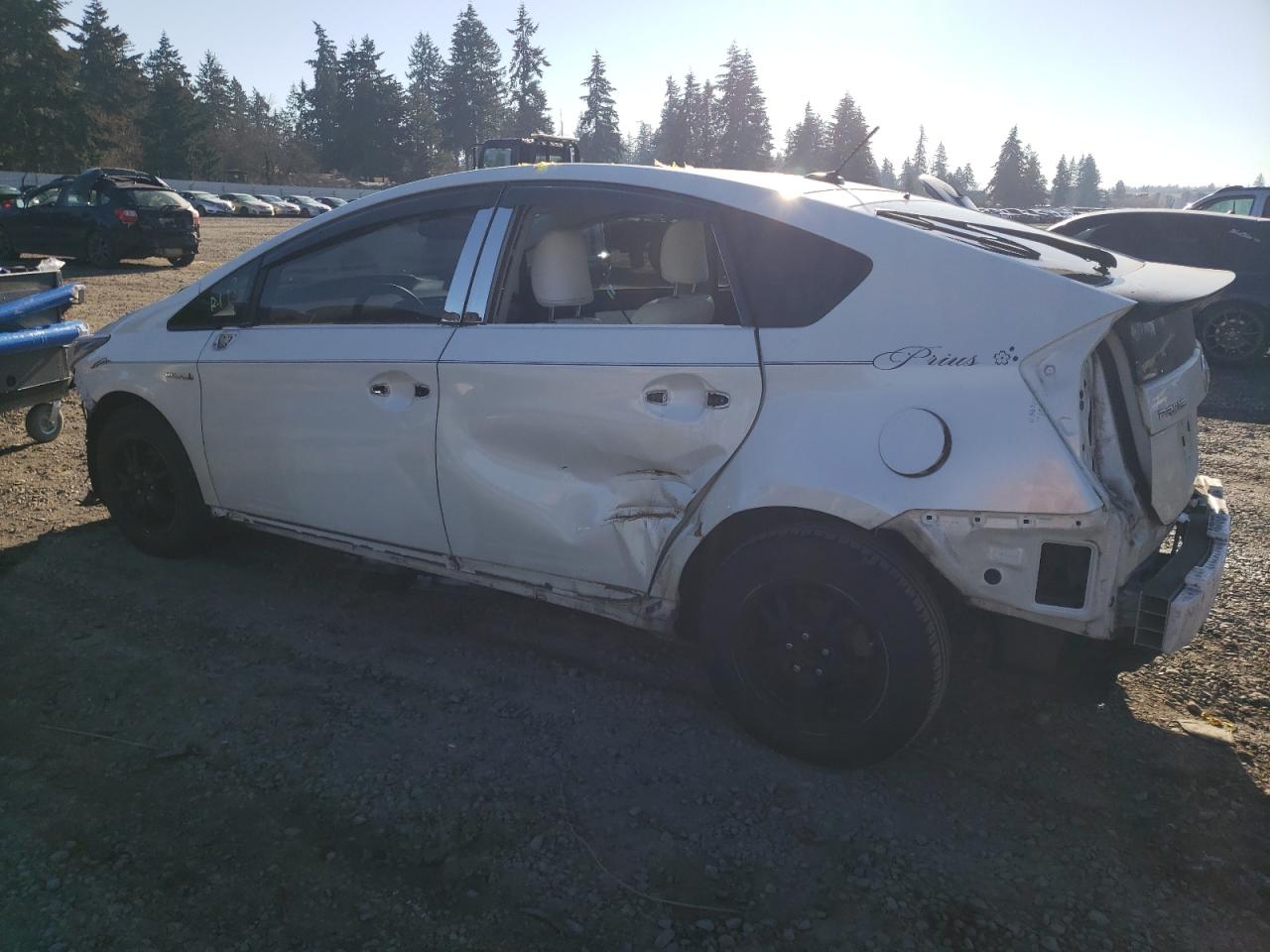 2015 Toyota Prius VIN JTDKN3DU3F1898668 Copart auction photo, all over damage thumbnail 2