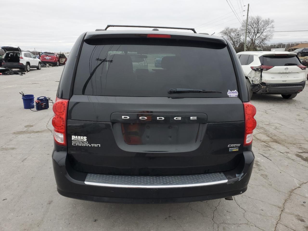 2011 Dodge Caravan VIN 2D4RN5DG1BR662100 Copart auction photo, side / rear end damage thumbnail 6
