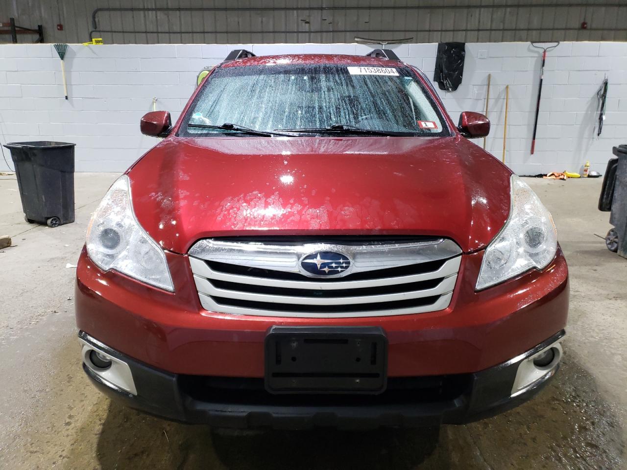 2012 Subaru Outback VIN 4S4BRBCC4C3232115 Copart auction photo, side / minor dent/scratches damage thumbnail 5