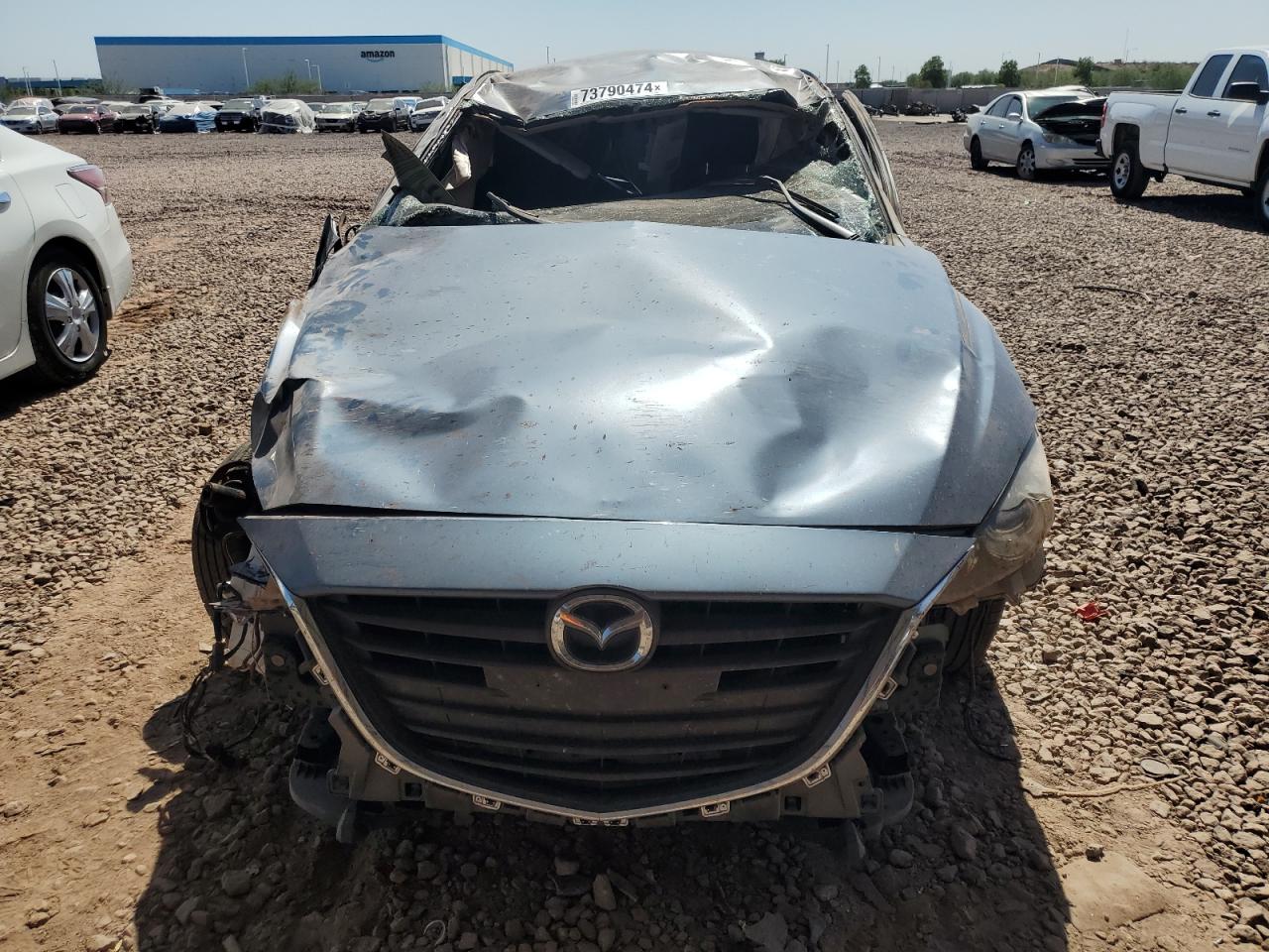 2015 Mazda 3 VIN 3MZBM1V70FM226244 Copart auction photo, rollover damage thumbnail 5