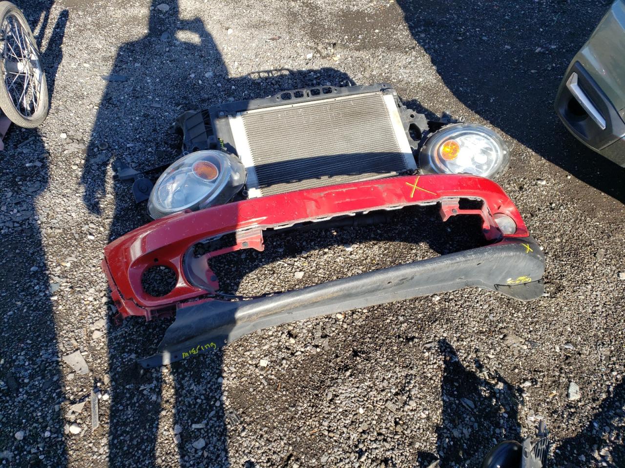 2011 MINI Cooper VIN WMWZG3C51BTY30920 Copart auction photo, front end / mechanical damage thumbnail 12