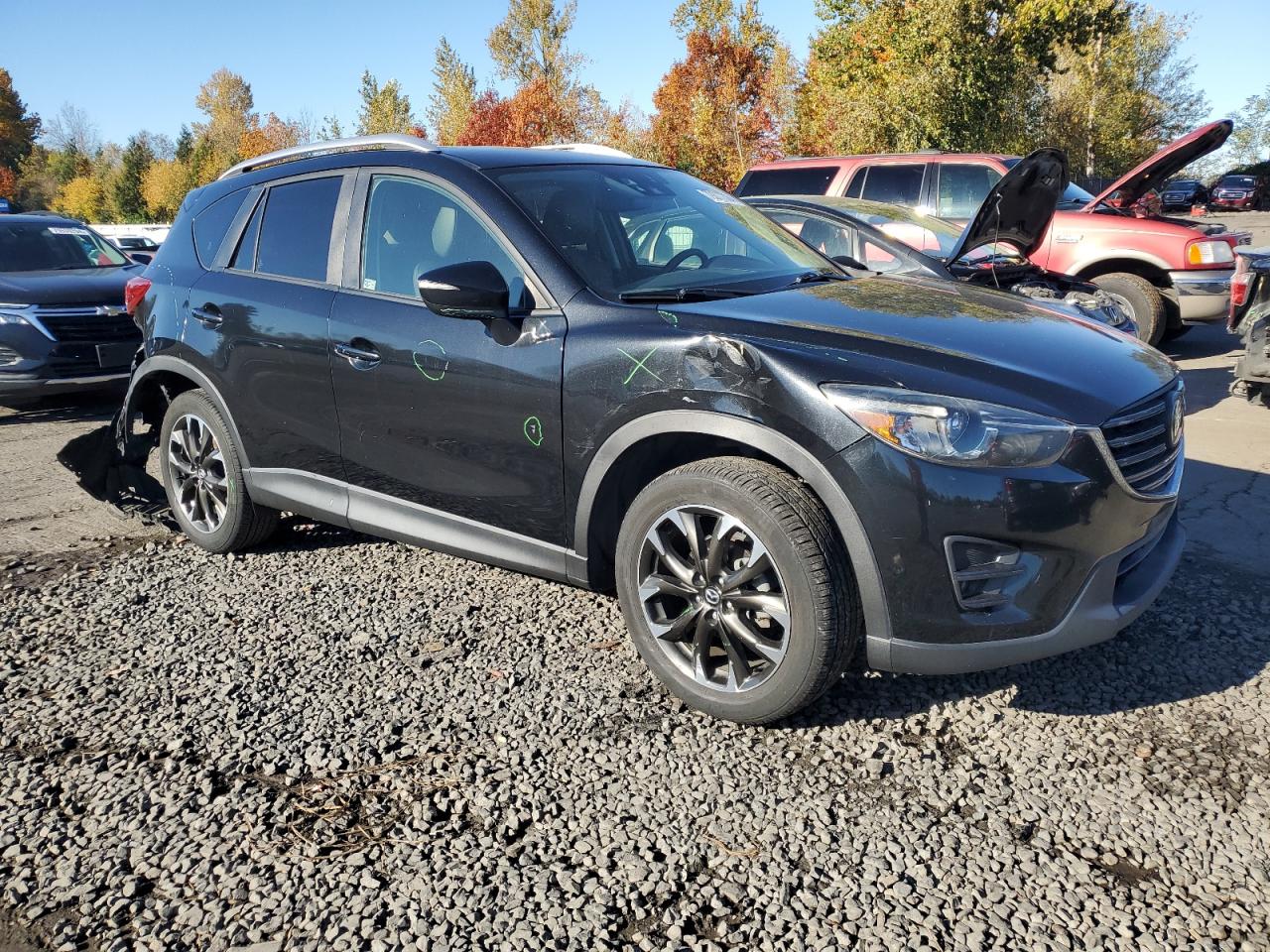 2016 Mazda CX-5 VIN JM3KE4DY6G0674012 Copart auction photo, rear end / front end damage thumbnail 4