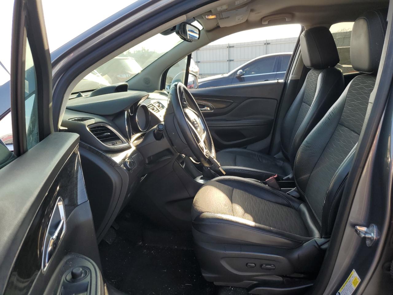 2015 Buick Encore VIN KL4CJASBXFB162384 Copart auction photo, front end / side damage thumbnail 7