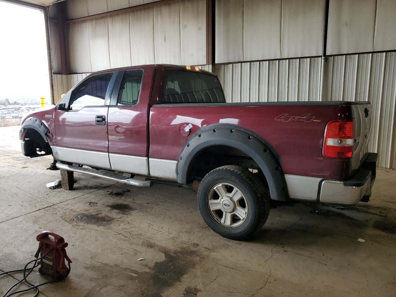 2006 Ford F-150 VIN 1FTRX14W46FB11857 Copart auction photo, undercarriage / front end damage thumbnail 2