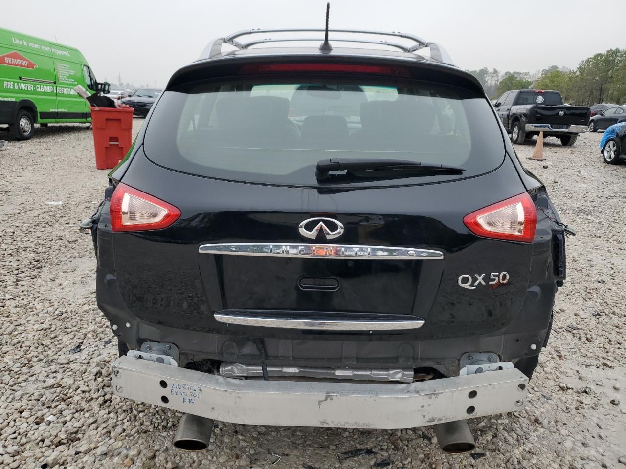 2017 Infiniti QX50 VIN JN1BJ0RP4HM388556 Copart auction photo, side / front end damage thumbnail 6