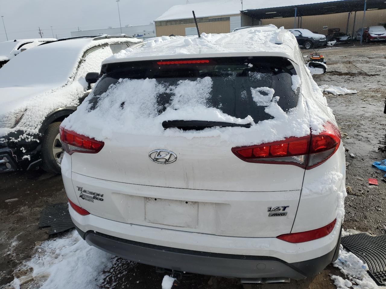 2016 Hyundai Tucson VIN KM8J3CA28GU160137 Copart auction photo, mechanical damage thumbnail 6