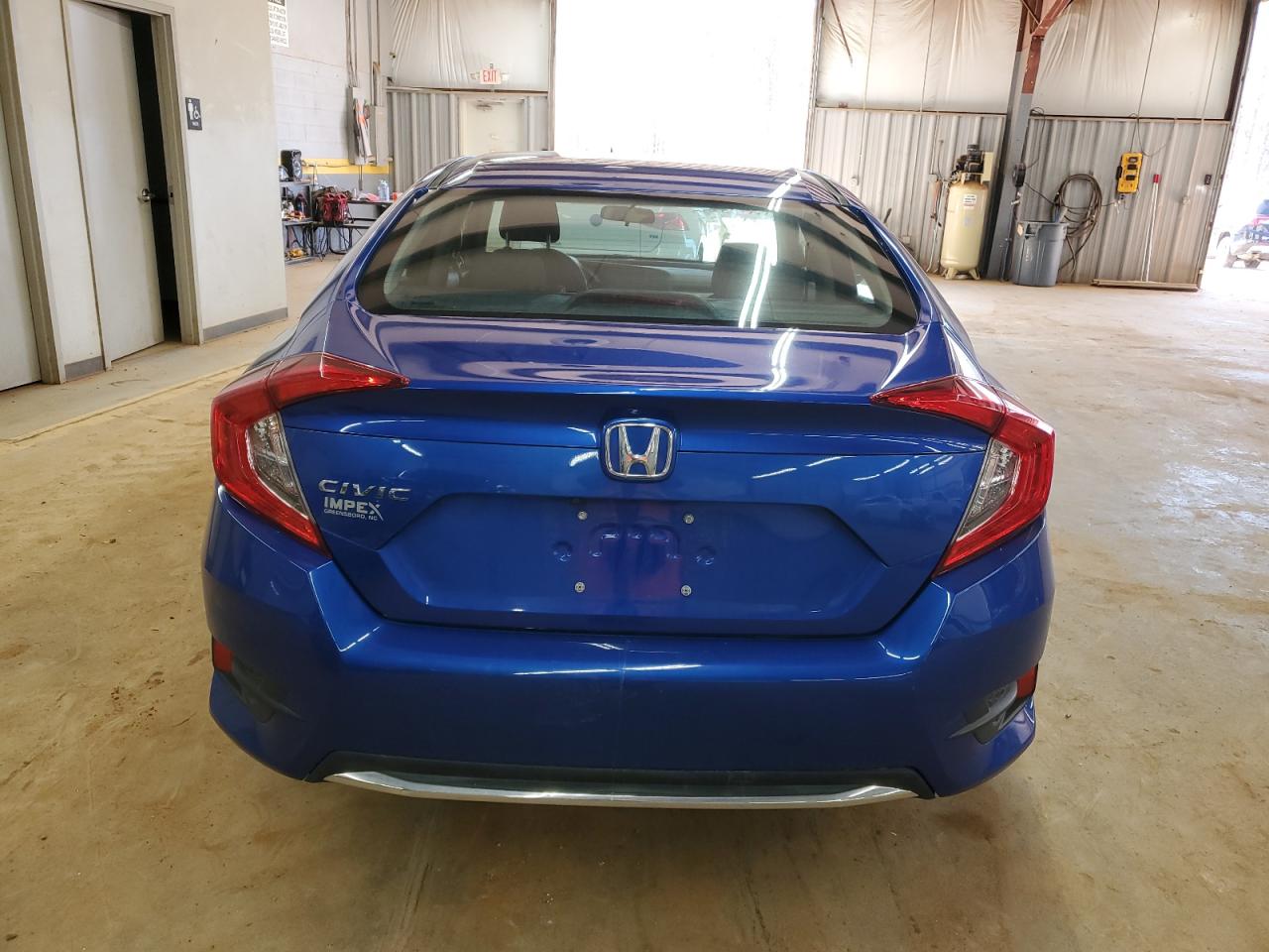 2019 Honda Civic VIN 2HGFC2F66KH587488 Copart auction photo, side / minor dent/scratches damage thumbnail 6
