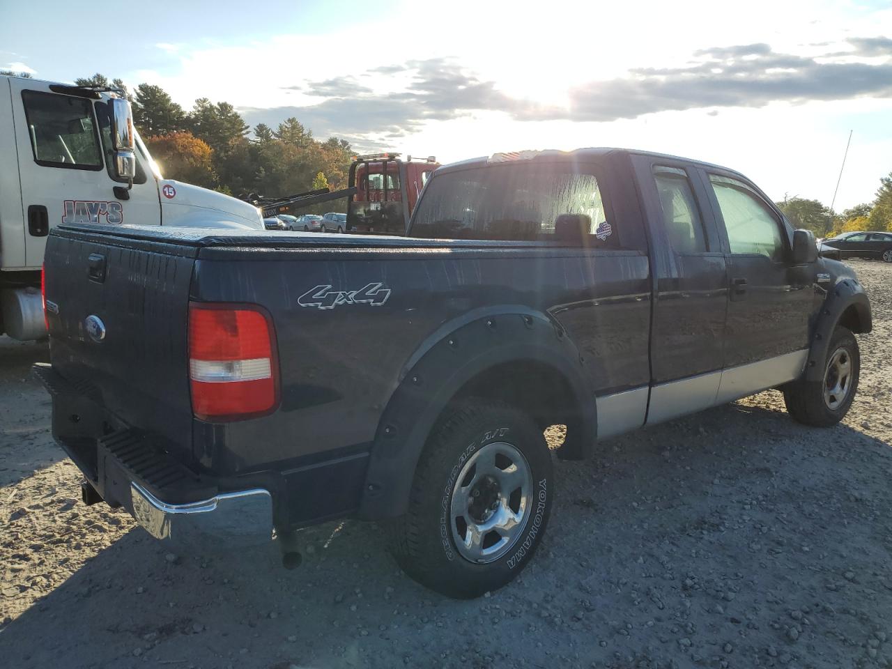 2006 Ford F-150 VIN 1FTPX14506KC01397 Copart auction photo, front end / rear end damage thumbnail 3