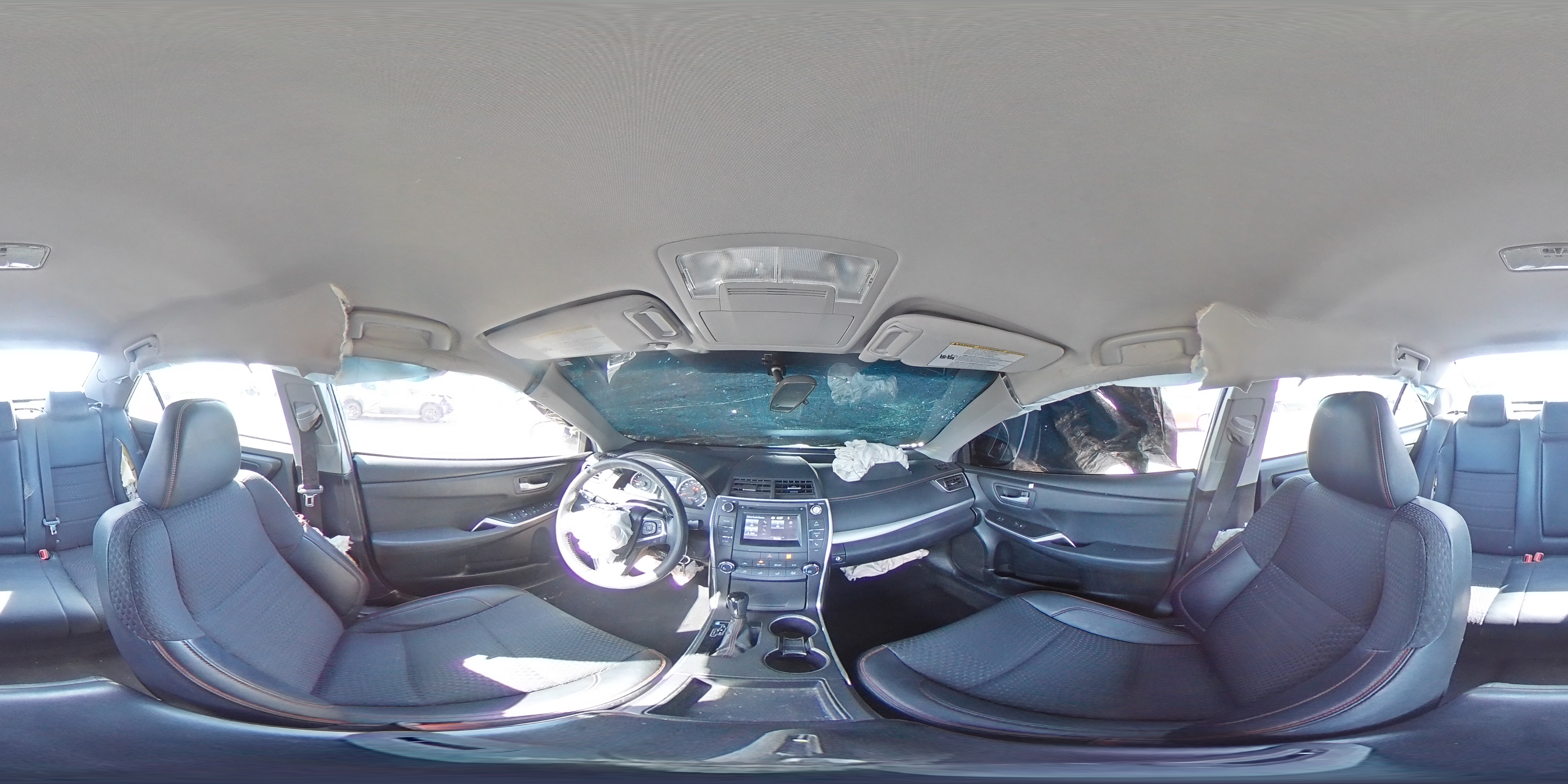 2015 Toyota Camry VIN 4T1BF1FK2FU890830 Copart auction photo, front end / rear end damage thumbnail 13