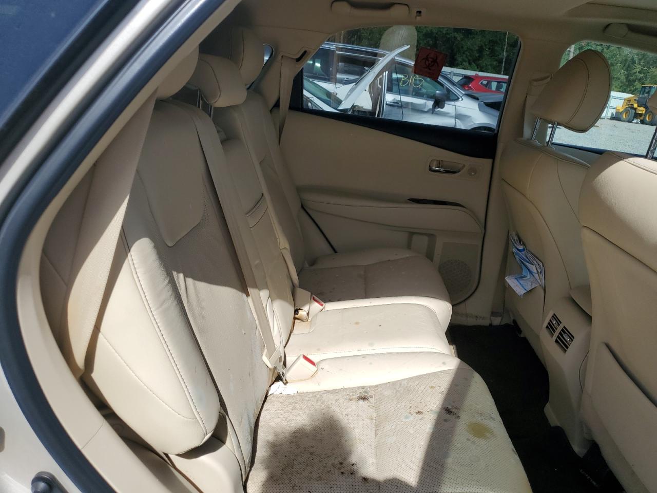2014 Lexus RX VIN 2T2ZK1BA0EC142774 Copart auction photo, water/flood damage thumbnail 11