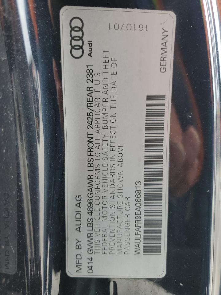 2014 Audi A5 VIN WAULFAFR9EA066813 Copart auction photo, mechanical damage thumbnail 12