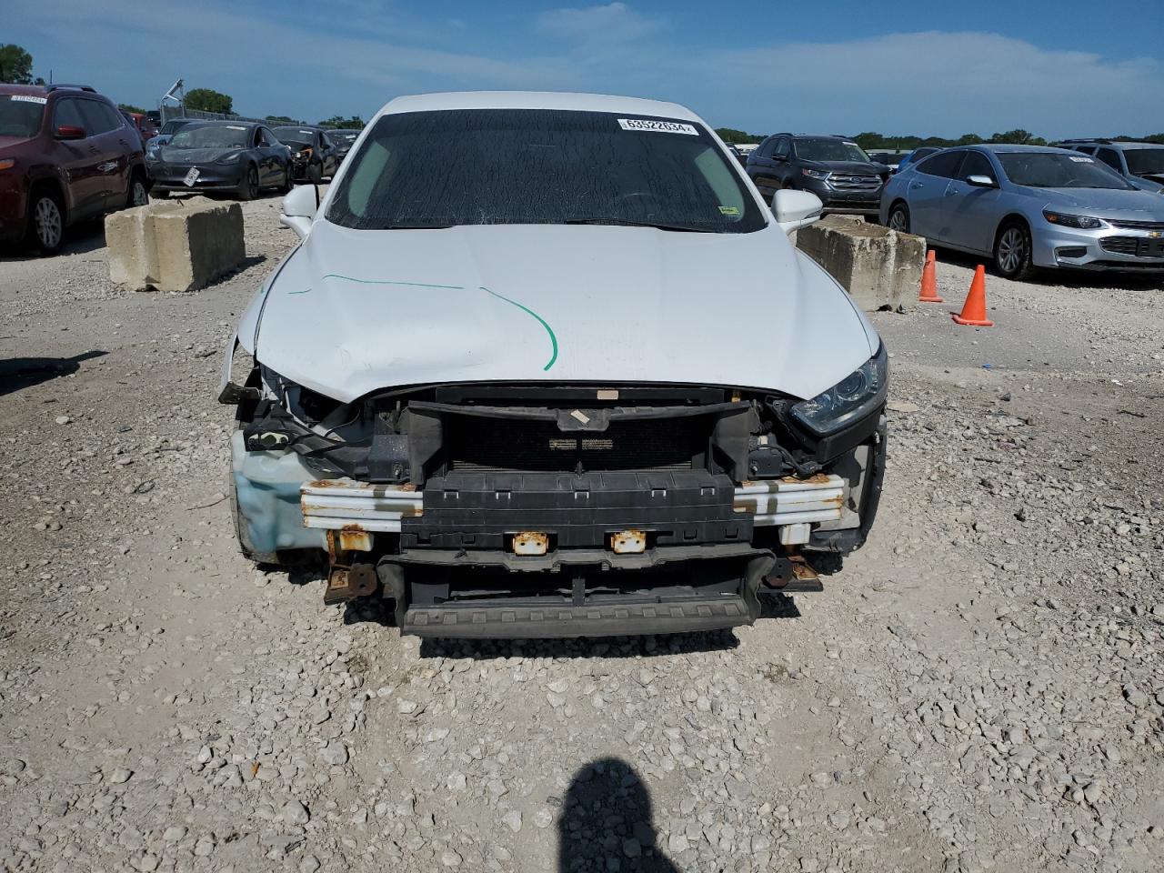 2013 Ford Fusion VIN 3FA6P0H70DR335651 Copart auction photo, front end damage thumbnail 5