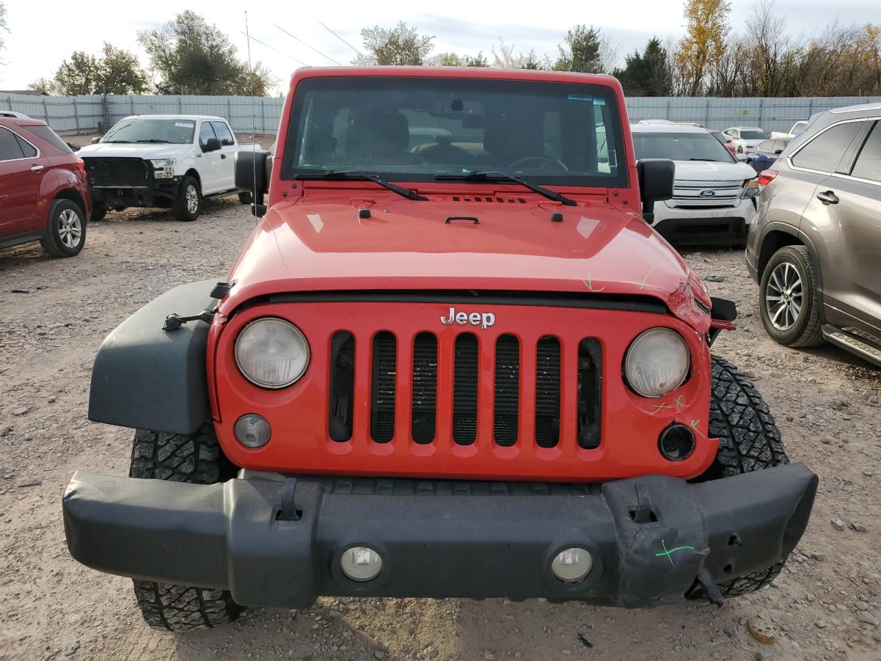 2015 Jeep Wrangler VIN 1C4HJWDG0FL509071 Copart auction photo, front end / minor dent/scratches damage thumbnail 5