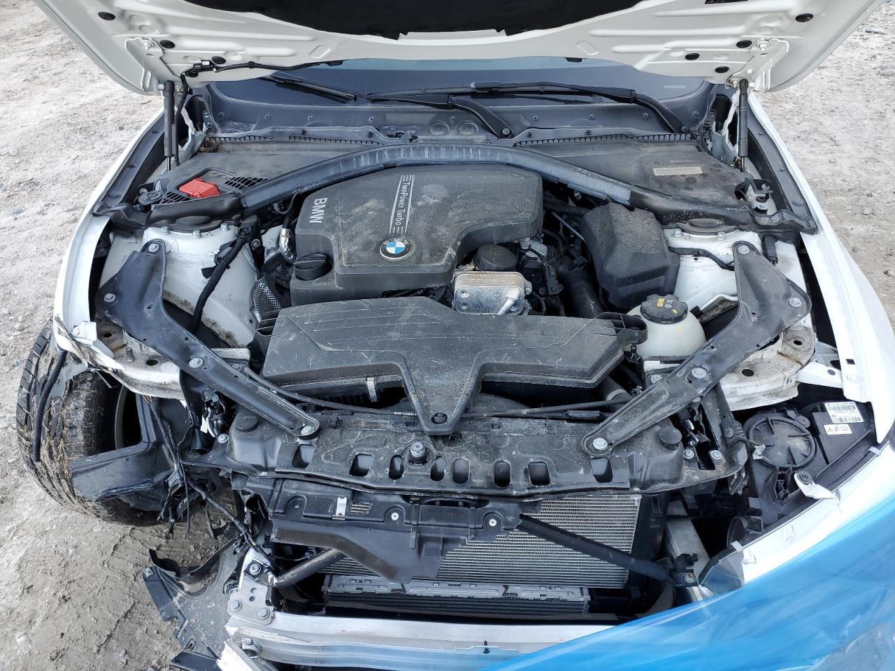 2015 BMW 4er VIN WBA3V5C55FP753362 Copart auction photo, front end damage thumbnail 11
