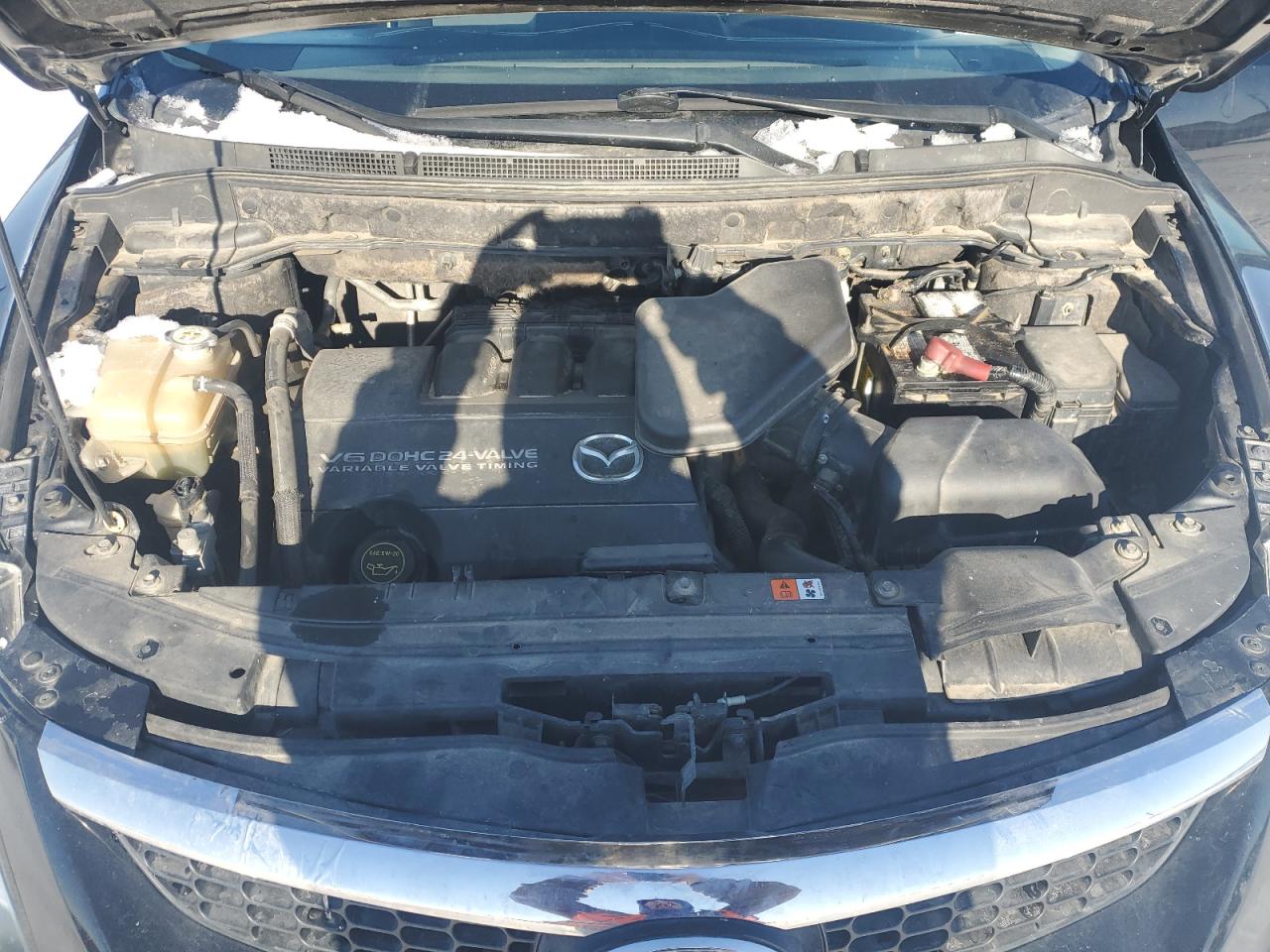 2007 Mazda CX-9 VIN JM3TB38Y070113810 Copart auction photo, side / hail damage thumbnail 13