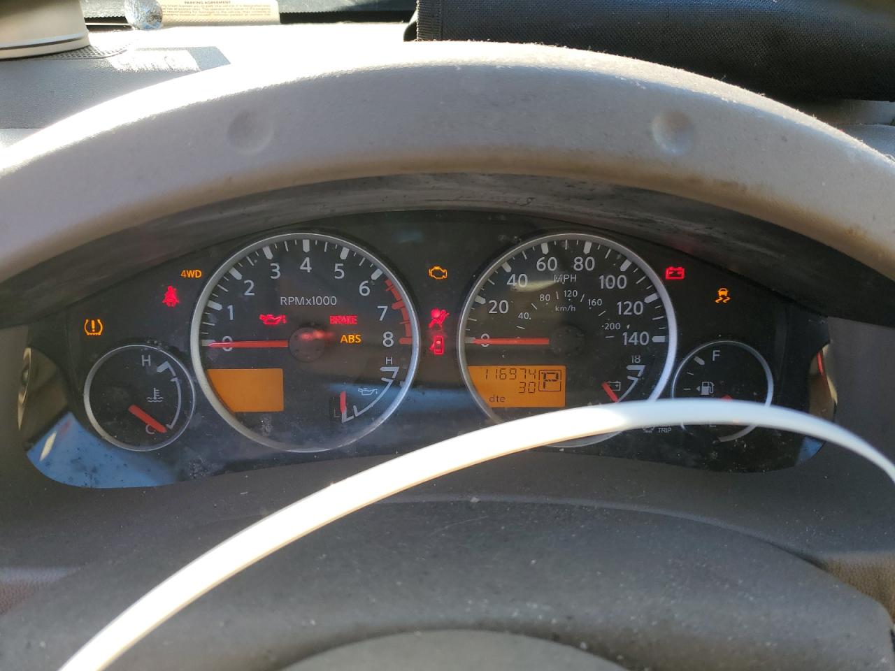 2013 Nissan Navara (Frontier) VIN 1N6AD0EV3DN710402 Copart auction photo, front end / side damage thumbnail 9