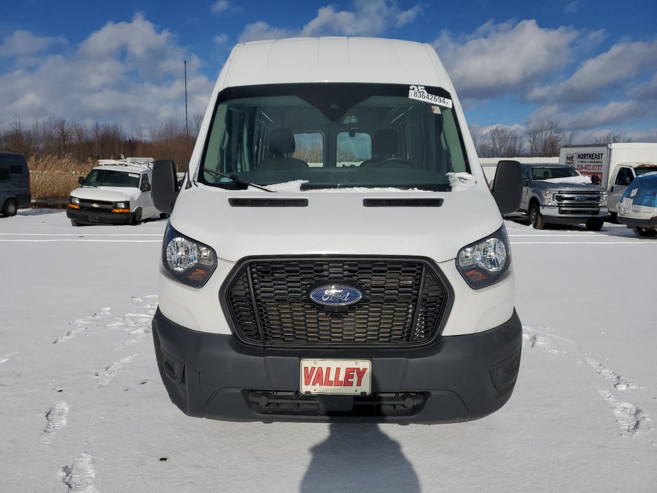 2021 Ford Transit VIN 1FTBW3X85MKA60984 Copart auction photo, rear end / front end damage thumbnail 5