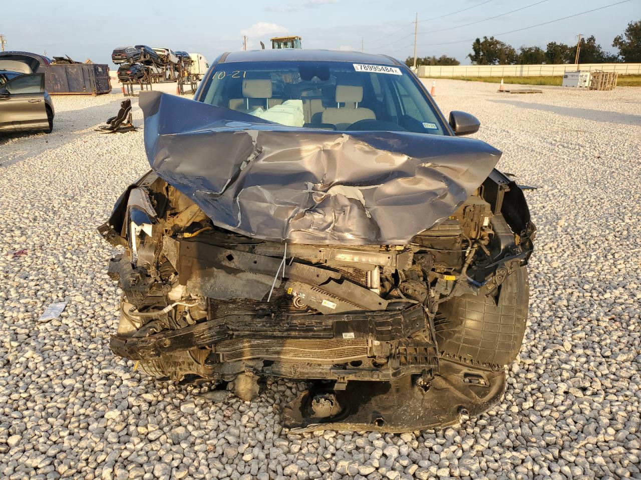 2020 Hyundai Tucson VIN KM8J23A45LU155363 Copart auction photo, front end damage thumbnail 5