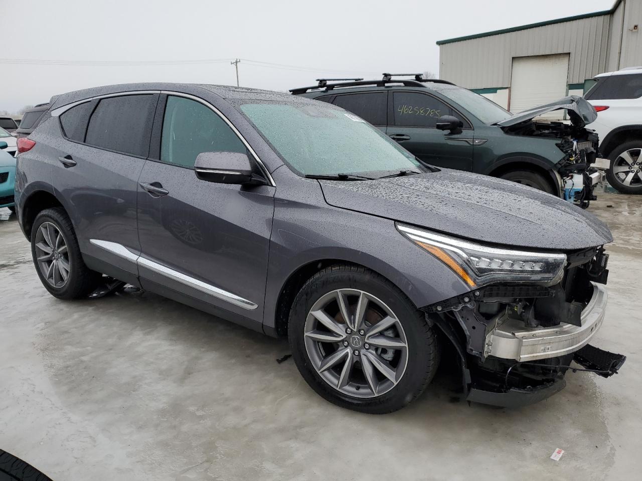 2021 Acura RDX VIN 5J8TC2H58ML035231 Copart auction photo, front end / side damage thumbnail 4