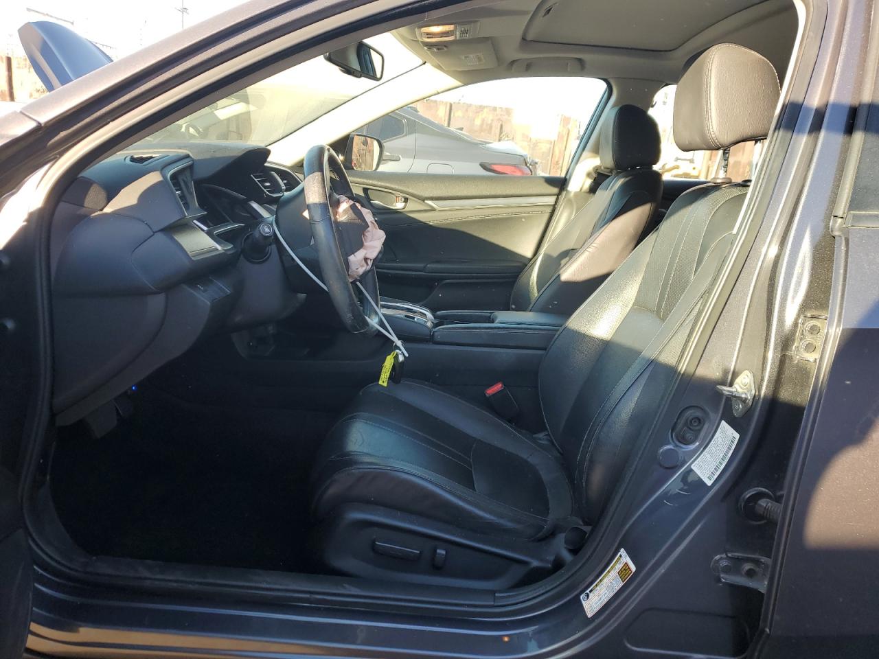 2017 Honda Civic VIN 2HGFC1F76HH649872 Copart auction photo, all over damage thumbnail 7