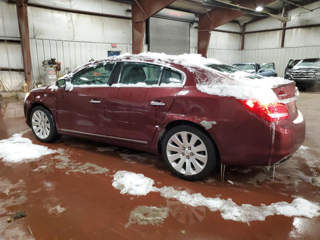 2015 Buick LaCrosse VIN 1G4GC5G36FF196062 Copart auction photo, side / rear end damage thumbnail 2