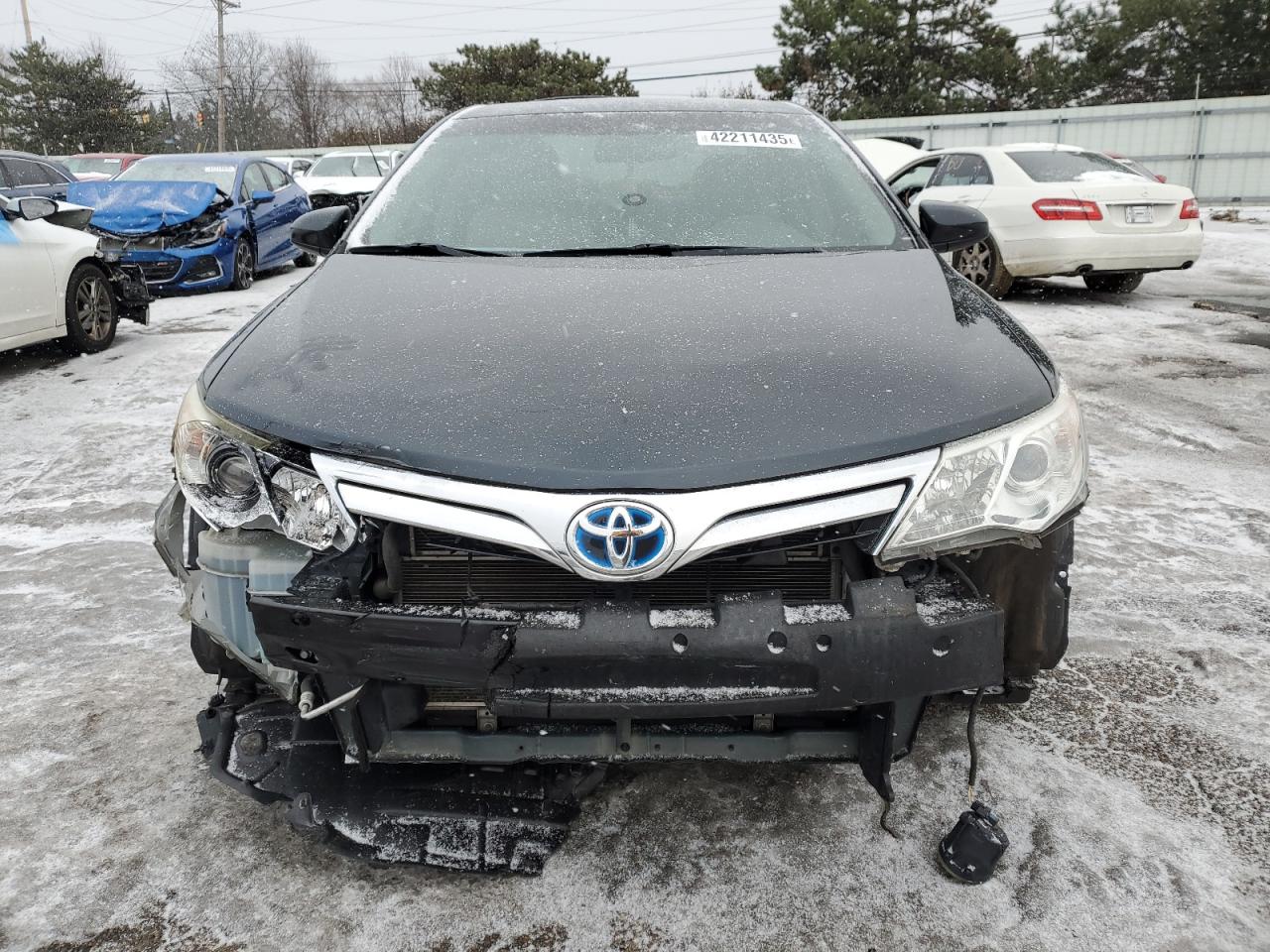 2012 Toyota Camry VIN 4T1BD1FK2CU038365 Copart auction photo, front end / rear end damage thumbnail 5
