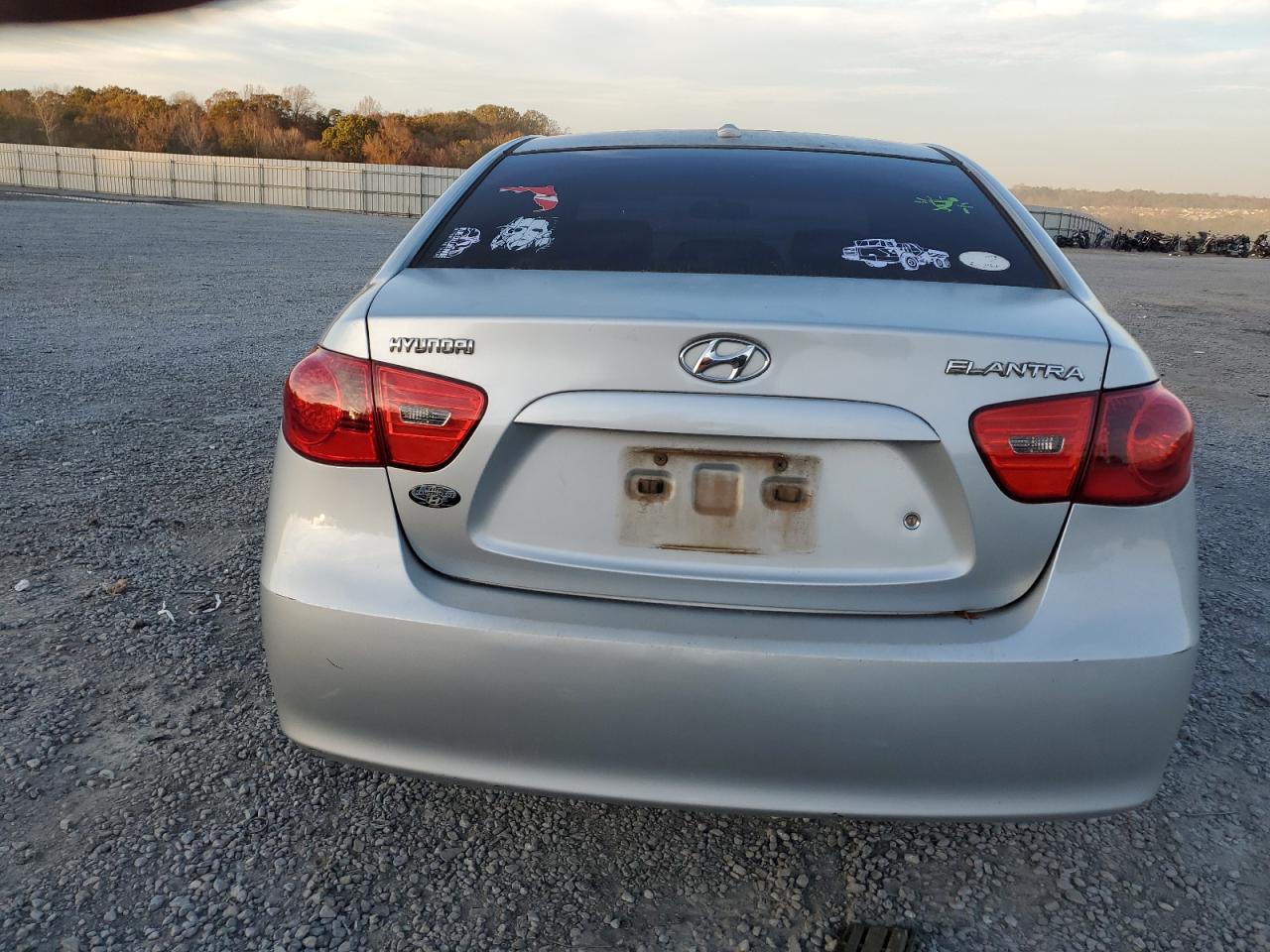 2009 Hyundai Elantra VIN KMHDU46DX9U593486 Copart auction photo, front end / side damage thumbnail 6