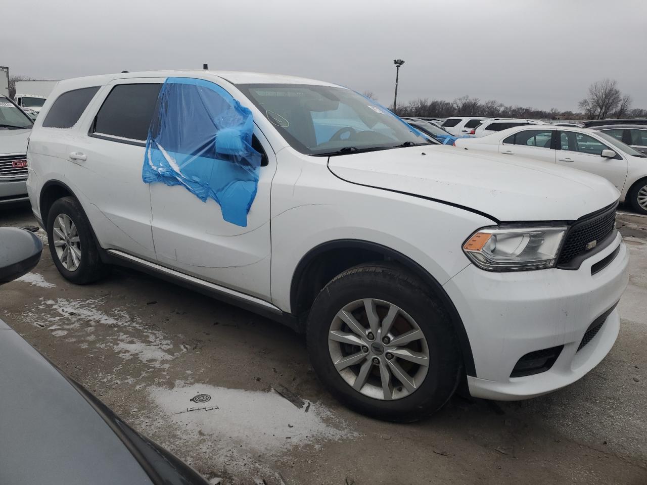 2020 Dodge Durango VIN 1C4RDJFG2LC205294 Copart auction photo, side / front end damage thumbnail 4