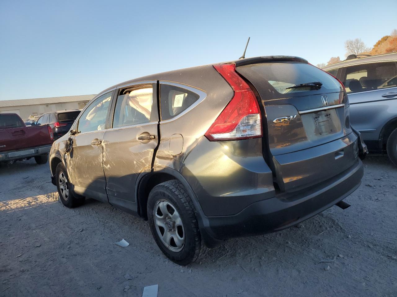 2014 Honda CR-V VIN 3CZRM3H35EG715610 Copart auction photo, all over damage thumbnail 2