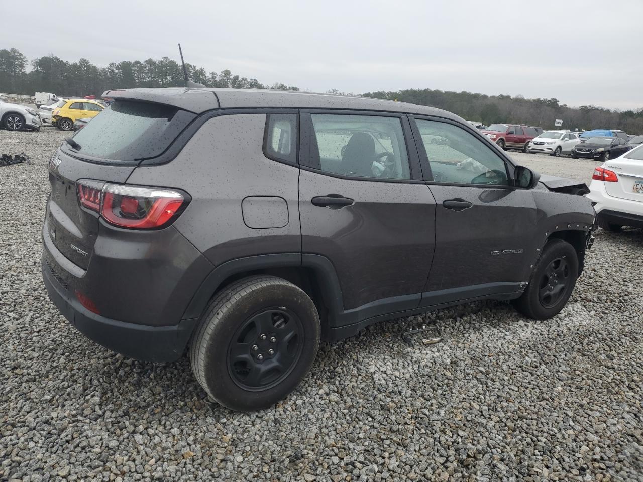 2020 Jeep Compass VIN 3C4NJCAB2LT219957 Copart auction photo, front end damage thumbnail 3