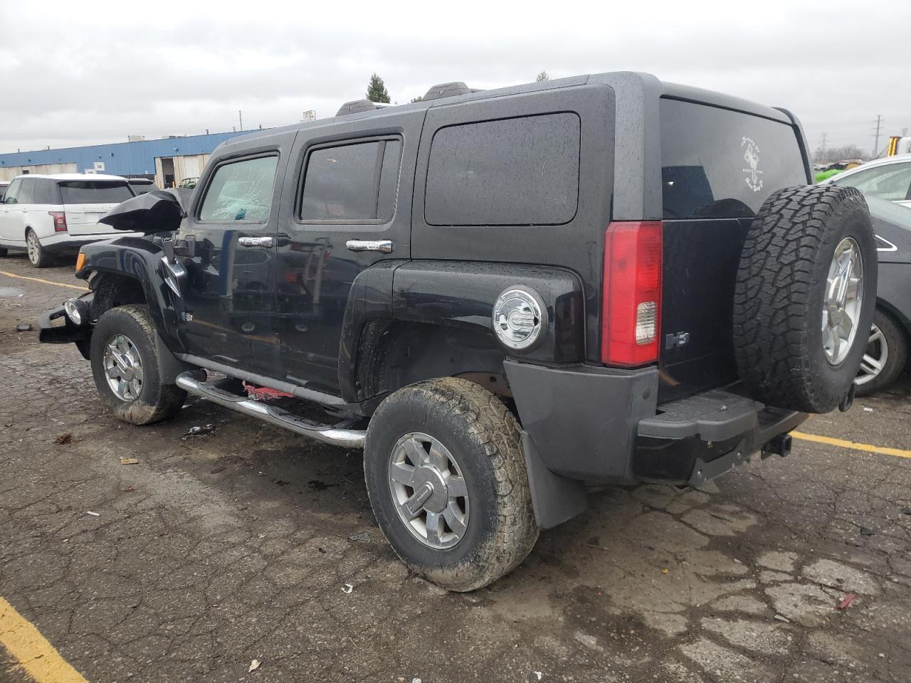2009 Hummer H3 VIN 5GTEN13E098106668 Copart auction photo, front end / mechanical damage thumbnail 2