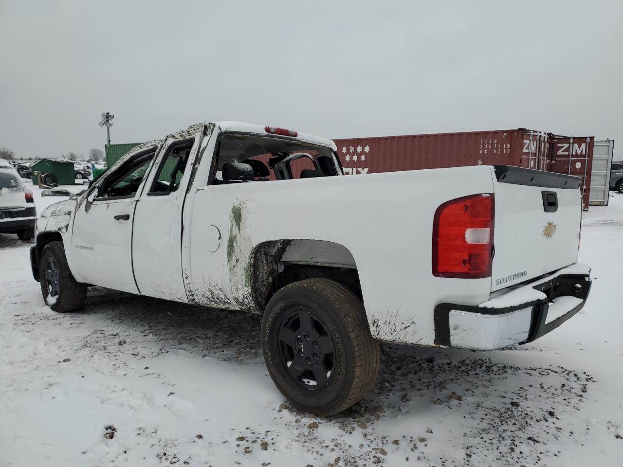 2013 Chevrolet Silverado VIN 1GCRCPEX1DZ146051 Copart auction photo, rollover / top/roof damage thumbnail 2