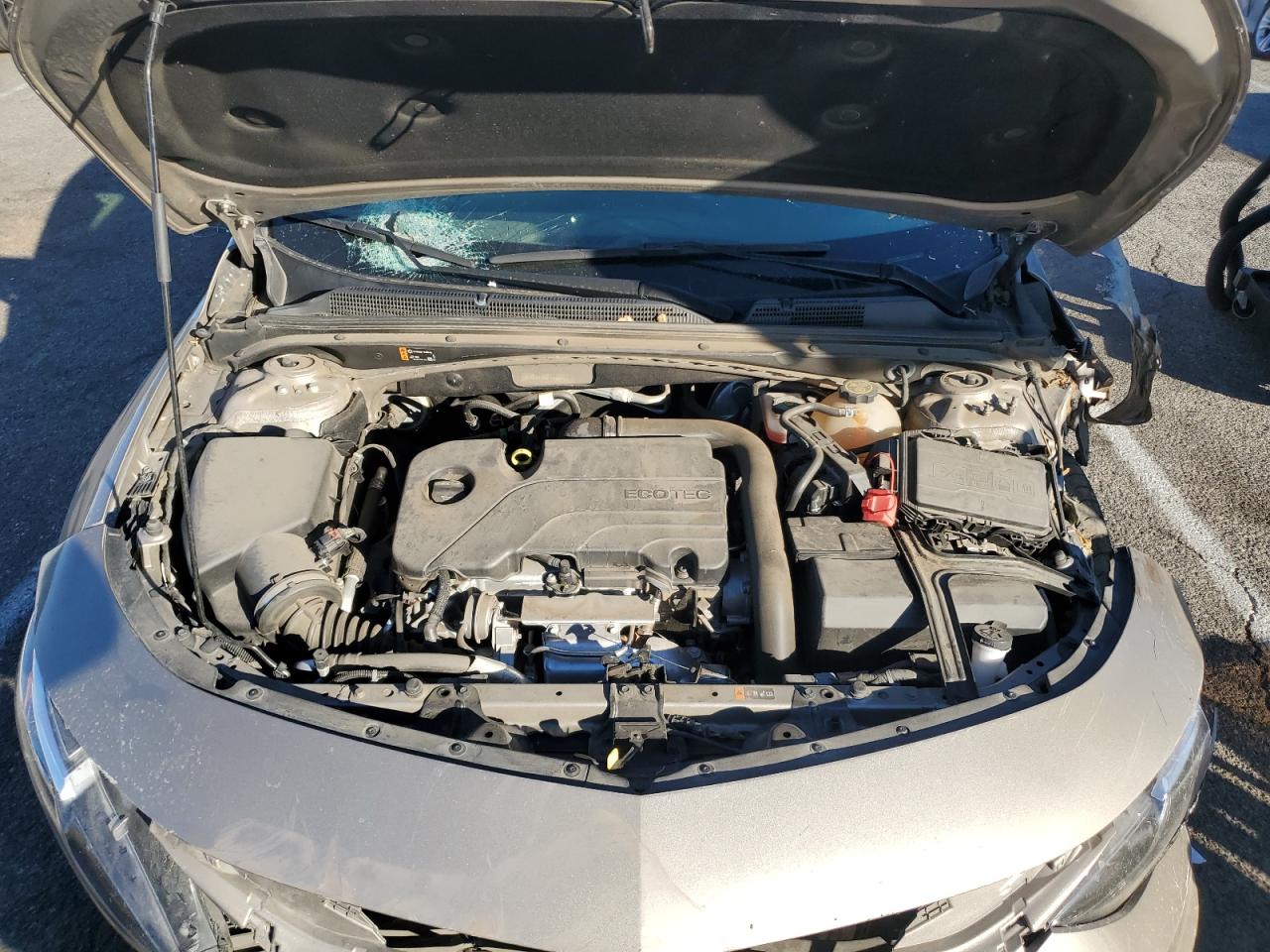 2022 Chevrolet Malibu VIN 1G1ZD5ST9NF148841 Copart auction photo, front end / side damage thumbnail 11